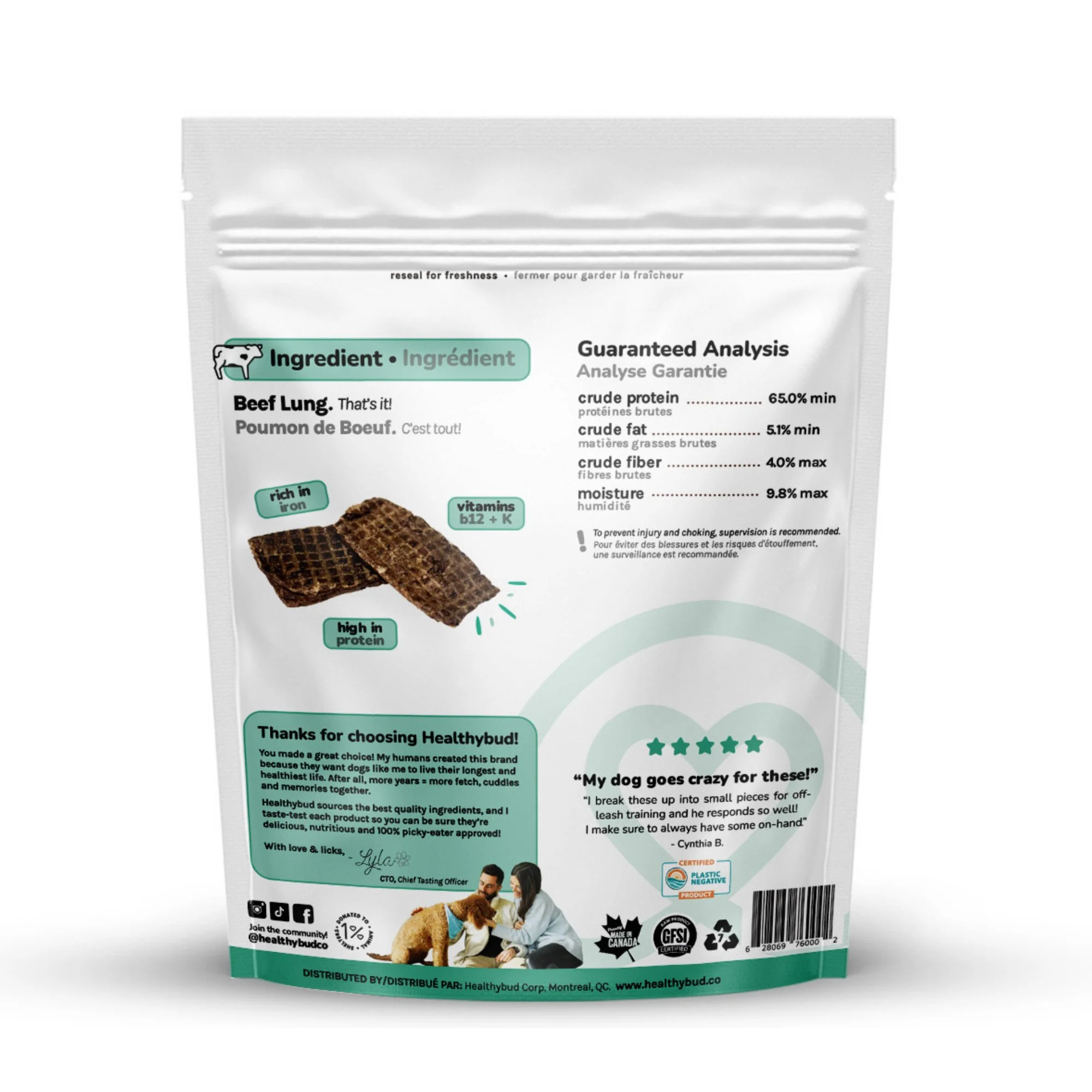 Beef Lung Wafers - Image 3